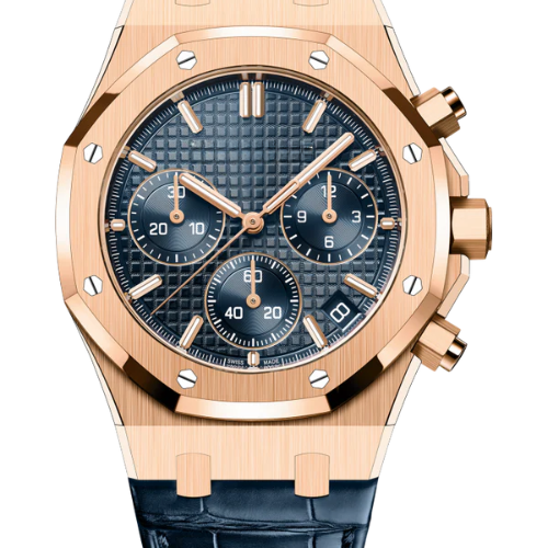 AP Royal Oak Blue Dial – Blue Leather – 41mm (Quartz)